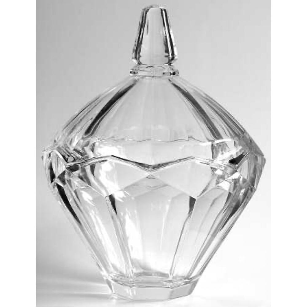 Lenox Carat‎ Collection Crystal Candy Box & Lid Discontinued Piece
